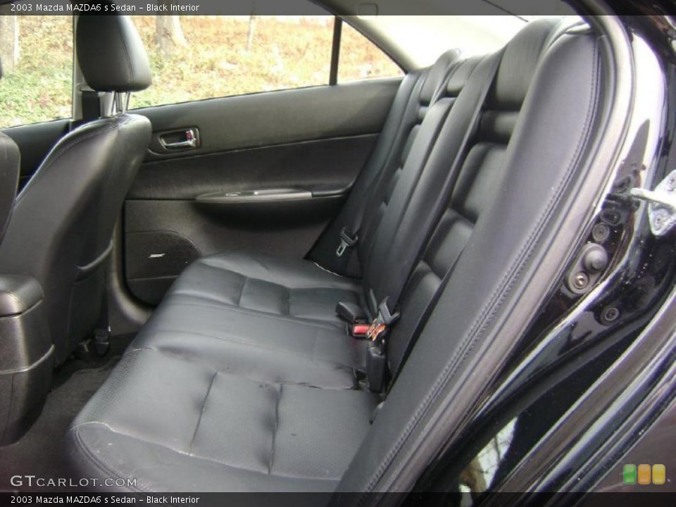 Black Interior Photo for the 2003 Mazda MAZDA6 s Sedan #41379220