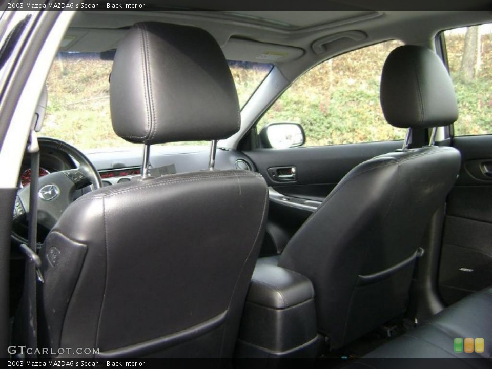 Black Interior Photo for the 2003 Mazda MAZDA6 s Sedan #41379244