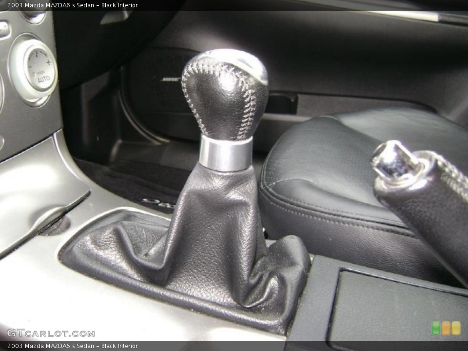 Black Interior Transmission for the 2003 Mazda MAZDA6 s Sedan #41379332