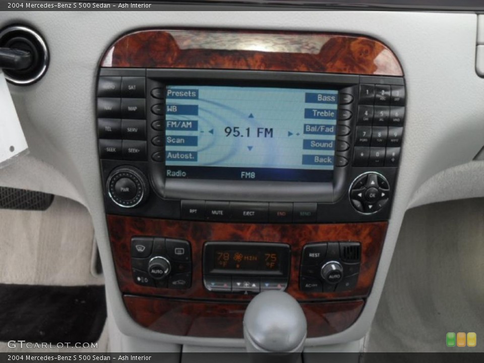 Ash Interior Navigation for the 2004 Mercedes-Benz S 500 Sedan #41380664