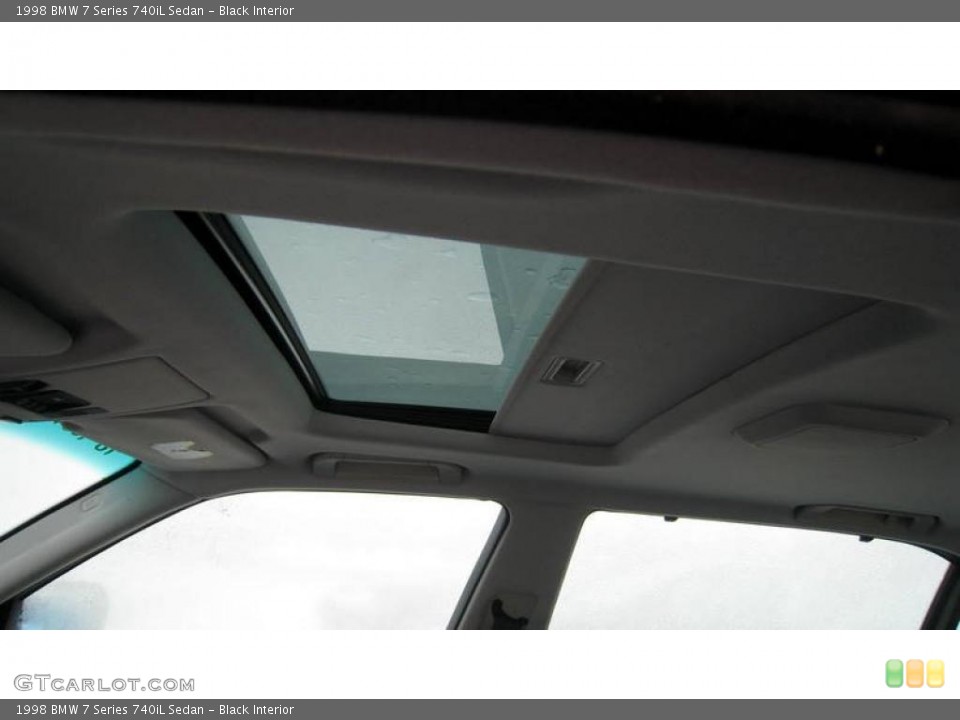 Black Interior Sunroof for the 1998 BMW 7 Series 740iL Sedan #41382100