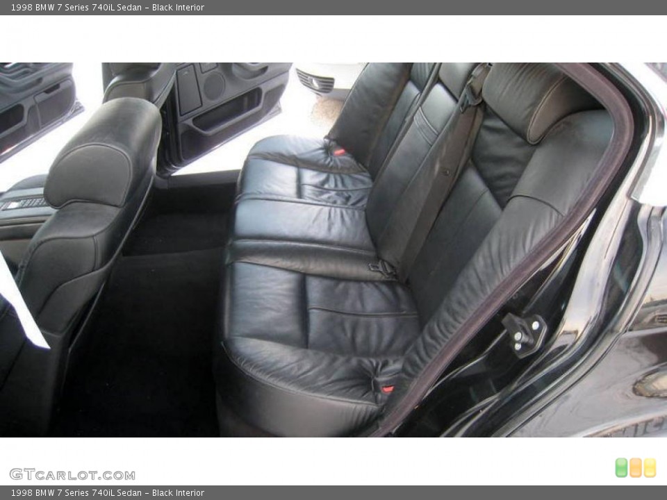Black Interior Photo for the 1998 BMW 7 Series 740iL Sedan #41382240