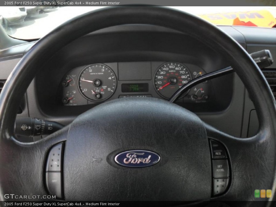 Medium Flint Interior Steering Wheel for the 2005 Ford F250 Super Duty XL SuperCab 4x4 #41382260