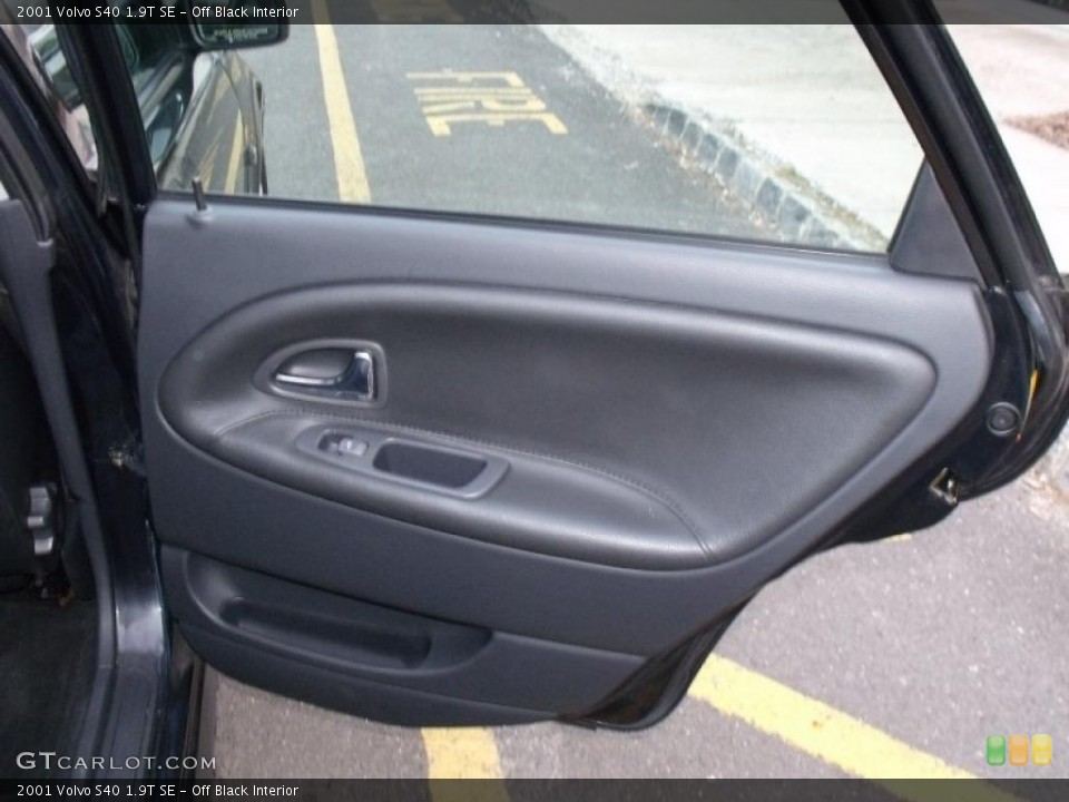 Off Black Interior Door Panel for the 2001 Volvo S40 1.9T SE #41382988