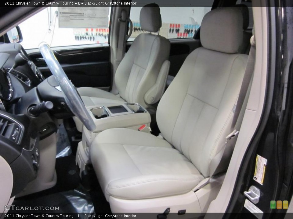 Black/Light Graystone Interior Photo for the 2011 Chrysler Town & Country Touring - L #41385608