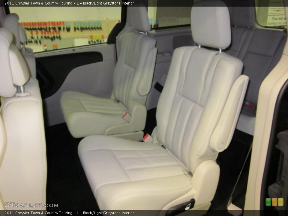 Black/Light Graystone Interior Photo for the 2011 Chrysler Town & Country Touring - L #41385620