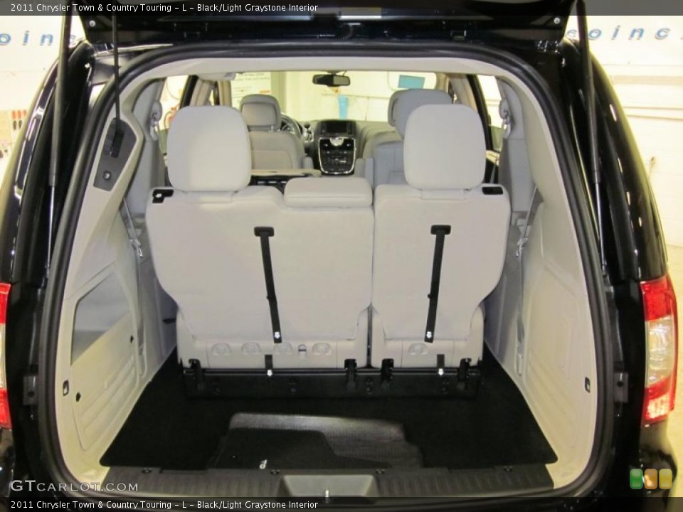 Black/Light Graystone Interior Trunk for the 2011 Chrysler Town & Country Touring - L #41385676