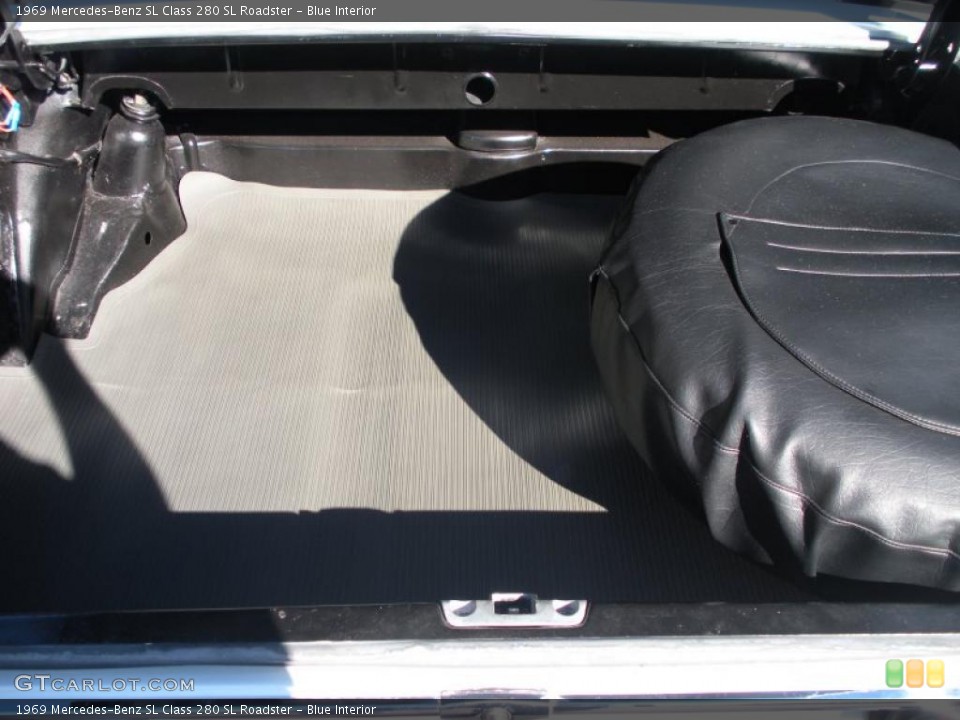 Blue Interior Trunk for the 1969 Mercedes-Benz SL Class 280 SL Roadster #41387508