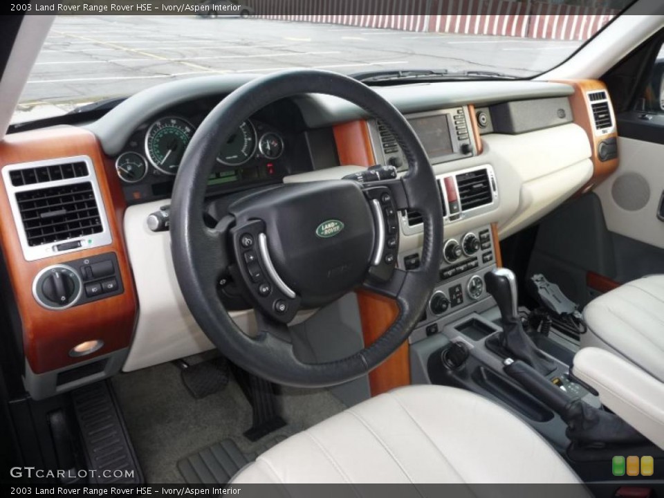 Ivory Aspen Interior Dashboard For The 2003 Land Rover Range