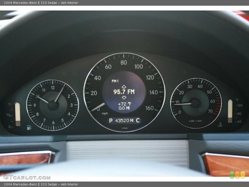 Ash Interior Gauges for the 2004 Mercedes-Benz E 320 Sedan #41389008