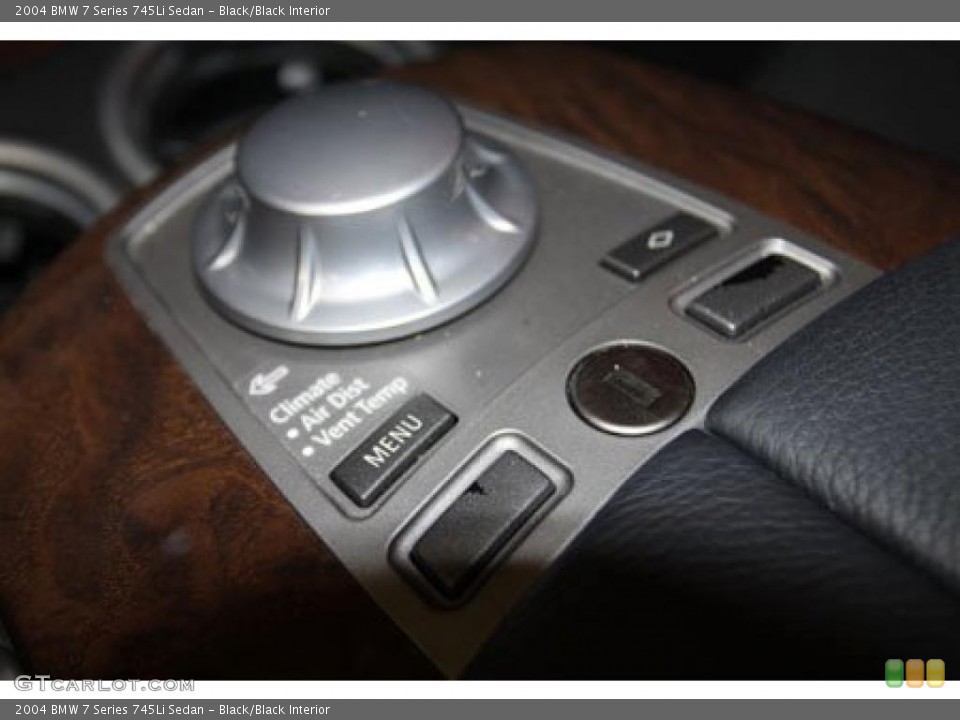 Black/Black Interior Controls for the 2004 BMW 7 Series 745Li Sedan #41390096