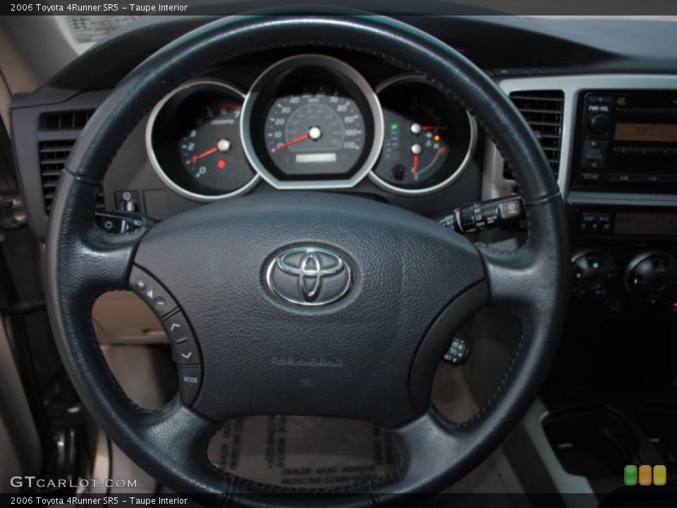 Taupe Interior Steering Wheel for the 2006 Toyota 4Runner SR5 #41396176
