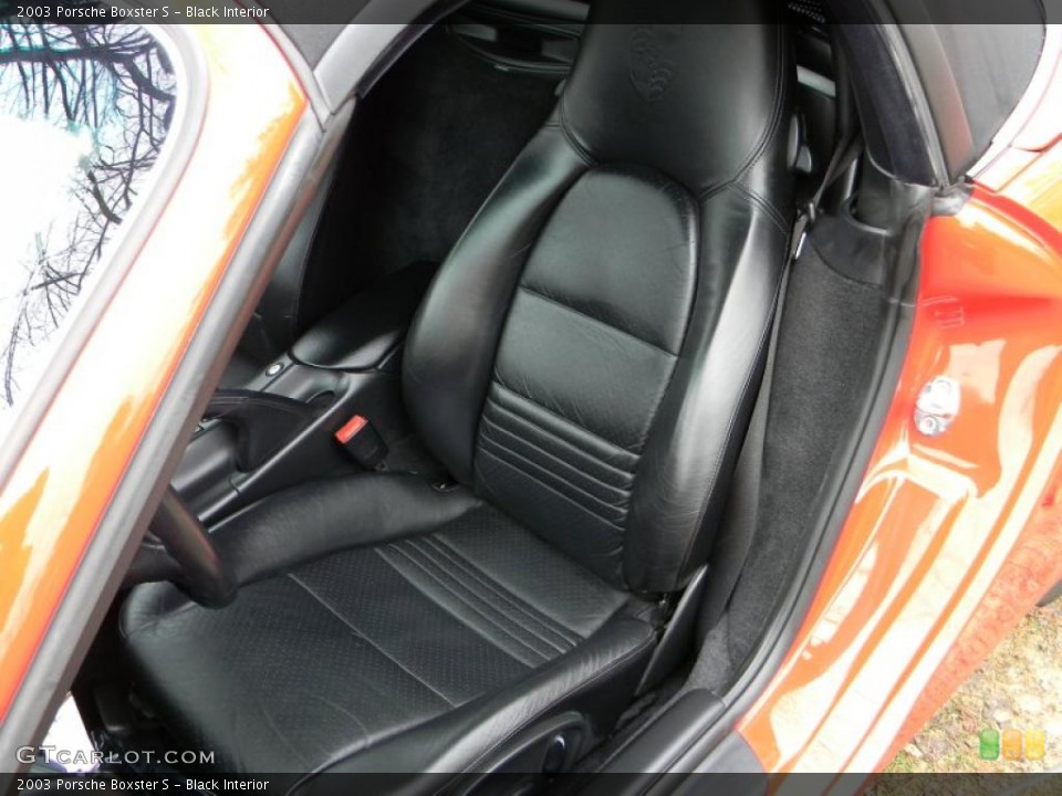 Black Interior Photo for the 2003 Porsche Boxster S #41396778