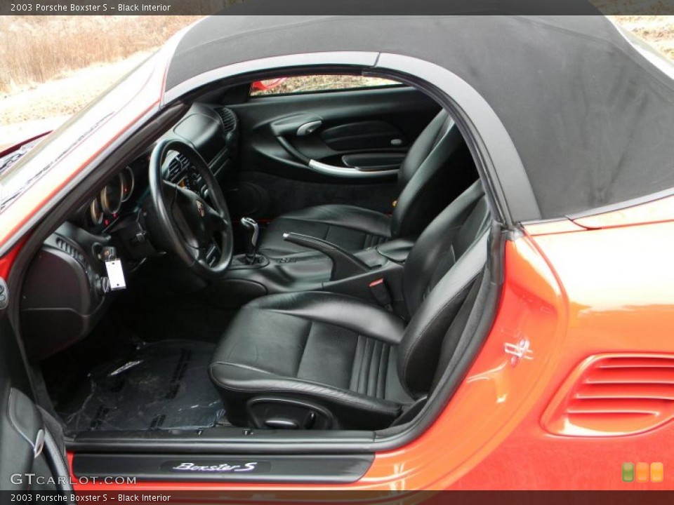 Black Interior Photo for the 2003 Porsche Boxster S #41396788
