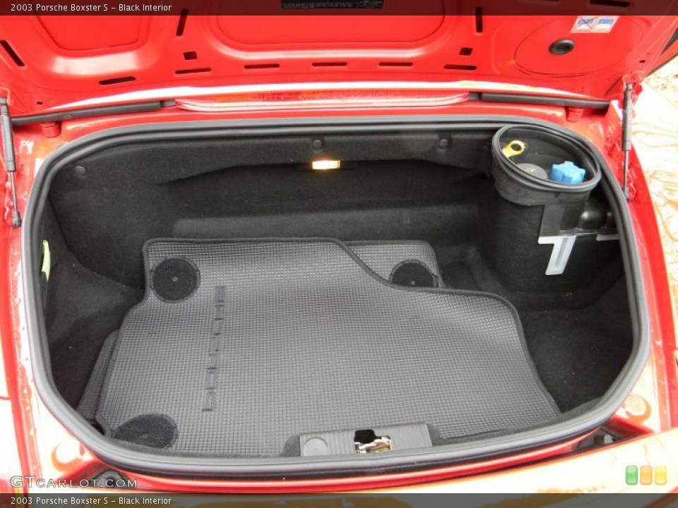 Black Interior Trunk for the 2003 Porsche Boxster S #41396932