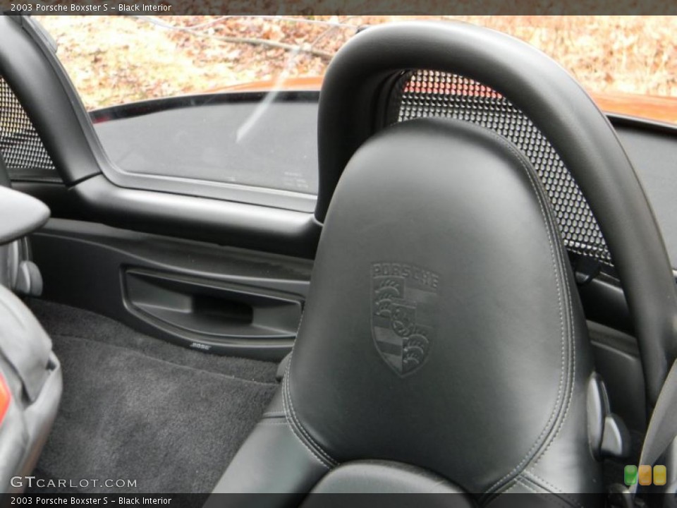 Black Interior Photo for the 2003 Porsche Boxster S #41397088