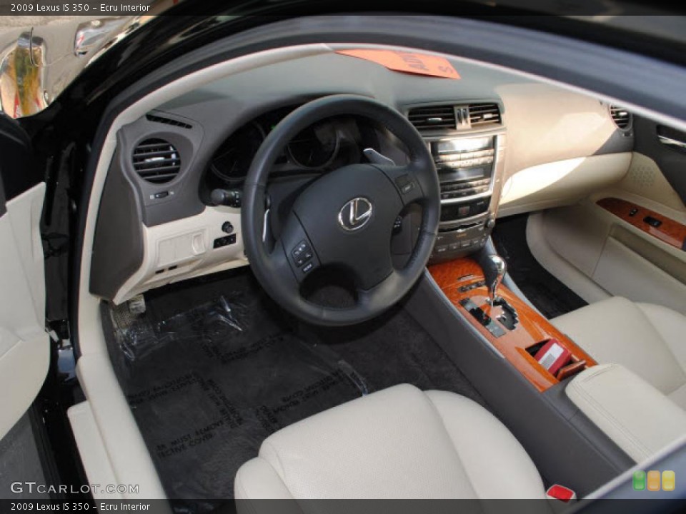 Ecru Interior Prime Interior for the 2009 Lexus IS 350 #41399808