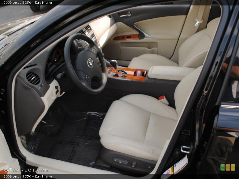 Ecru Interior Photo for the 2009 Lexus IS 350 #41399820