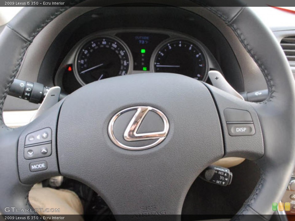 Ecru Interior Steering Wheel for the 2009 Lexus IS 350 #41399896