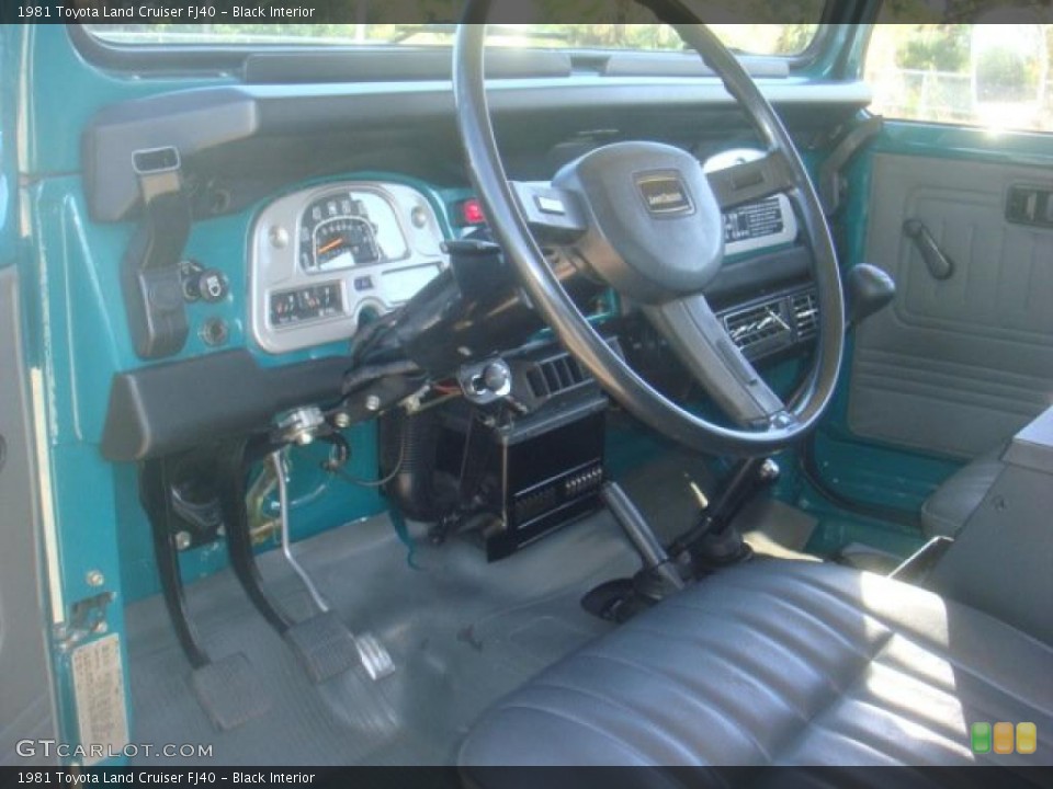 Black Interior Photo for the 1981 Toyota Land Cruiser FJ40 #41403400