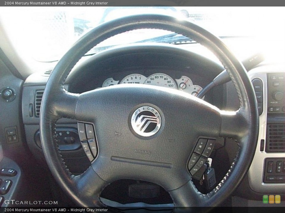 Midnight Grey Interior Steering Wheel for the 2004 Mercury Mountaineer V8 AWD #41408083