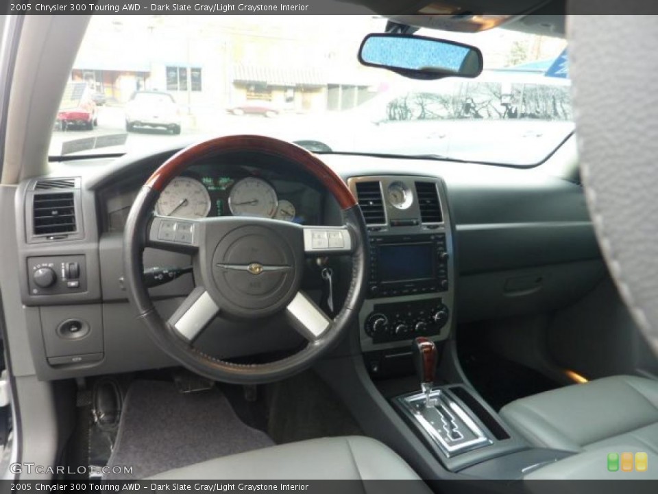 Dark Slate Gray/Light Graystone Interior Dashboard for the 2005 Chrysler 300 Touring AWD #41412043