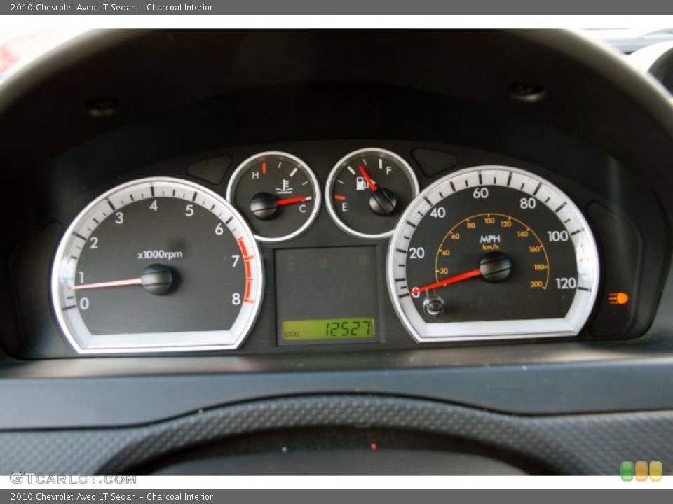 Charcoal Interior Gauges for the 2010 Chevrolet Aveo LT Sedan #41420799