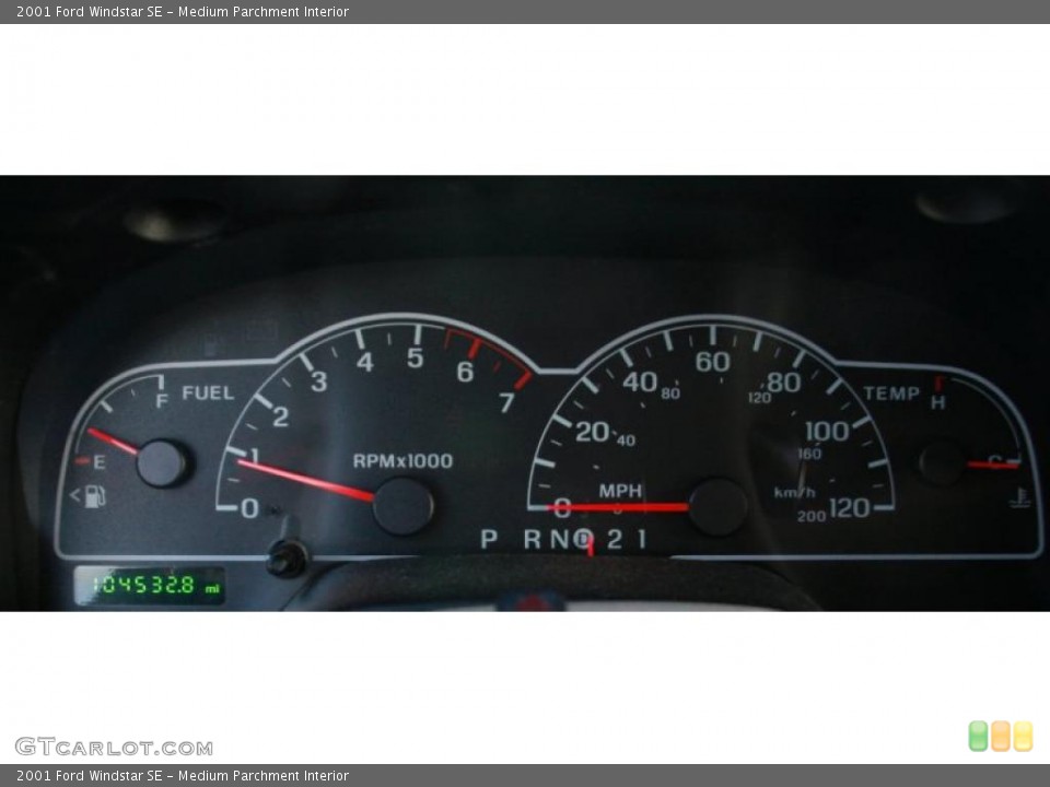 Medium Parchment Interior Gauges for the 2001 Ford Windstar SE #41421991