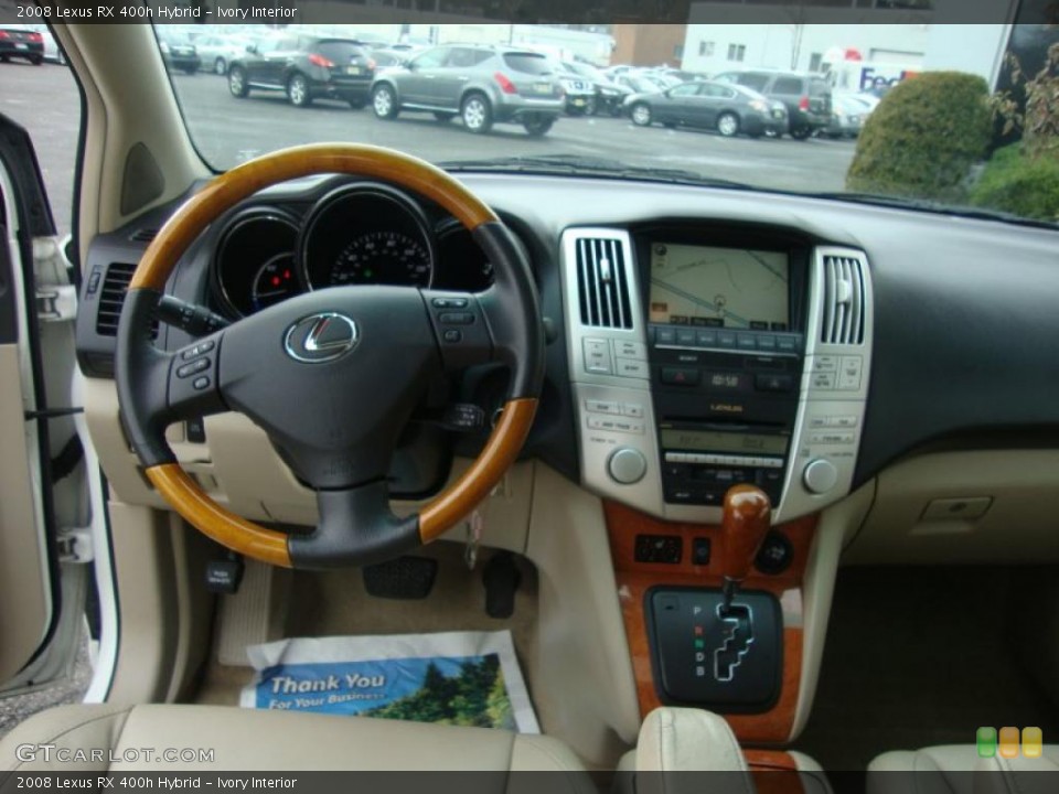 Ivory Interior Dashboard for the 2008 Lexus RX 400h Hybrid #41424463