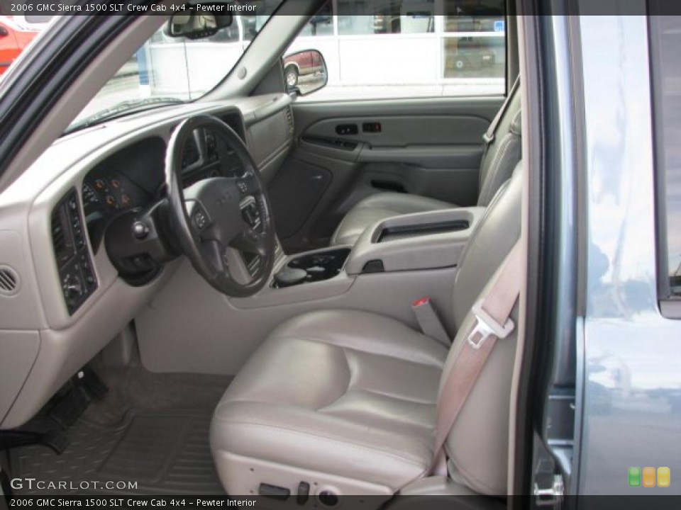 Pewter Interior Photo for the 2006 GMC Sierra 1500 SLT Crew Cab 4x4 #41424511