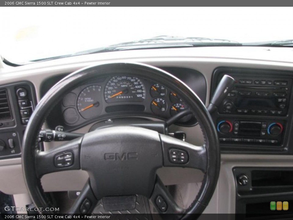 Pewter Interior Photo for the 2006 GMC Sierra 1500 SLT Crew Cab 4x4 #41424571