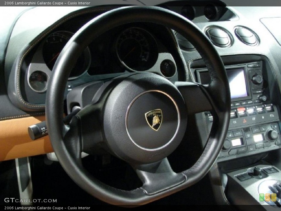 Cuoio Interior Steering Wheel for the 2006 Lamborghini Gallardo Coupe #41426991