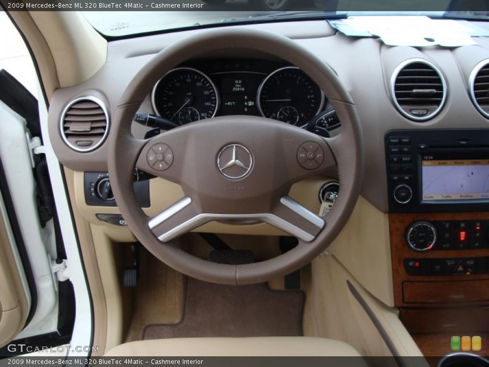 Cashmere Interior Steering Wheel for the 2009 Mercedes-Benz ML 320 BlueTec 4Matic #41427059