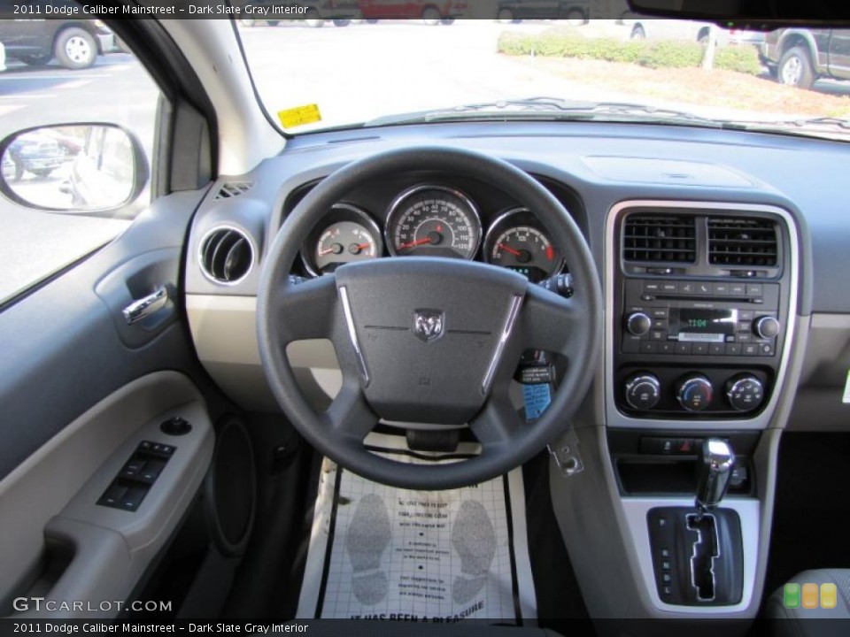 Dark Slate Gray Interior Dashboard for the 2011 Dodge Caliber Mainstreet #41430075