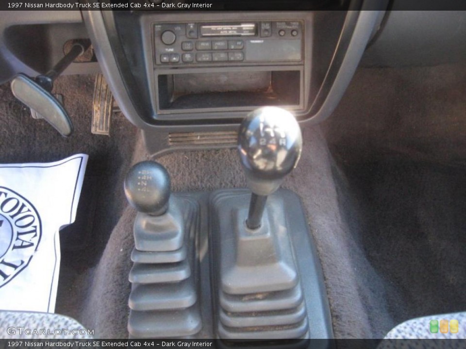 Dark Gray Interior Transmission for the 1997 Nissan Hardbody Truck SE Extended Cab 4x4 #41430151