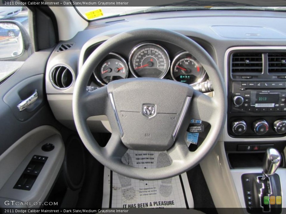 Dark Slate/Medium Graystone Interior Steering Wheel for the 2011 Dodge Caliber Mainstreet #41430295