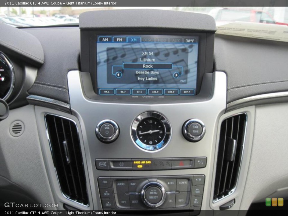 Light Titanium/Ebony Interior Navigation for the 2011 Cadillac CTS 4 AWD Coupe #41431419