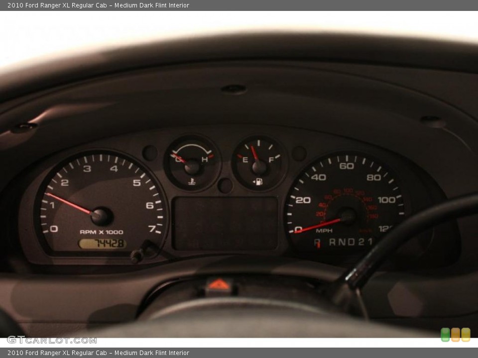 Medium Dark Flint Interior Gauges for the 2010 Ford Ranger XL Regular Cab #41431543