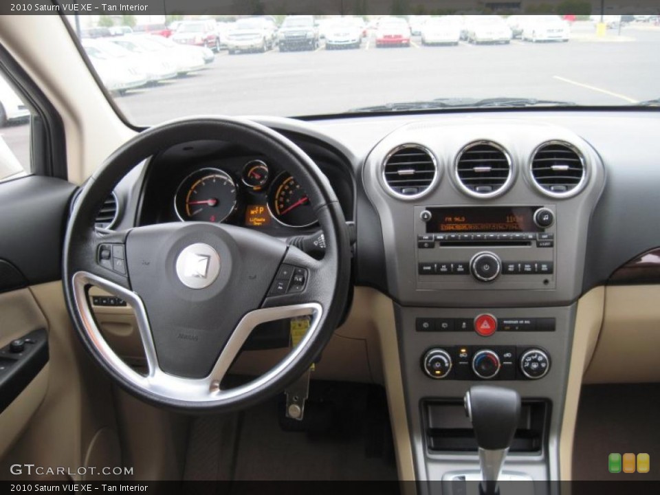 Tan Interior Dashboard for the 2010 Saturn VUE XE #41432223