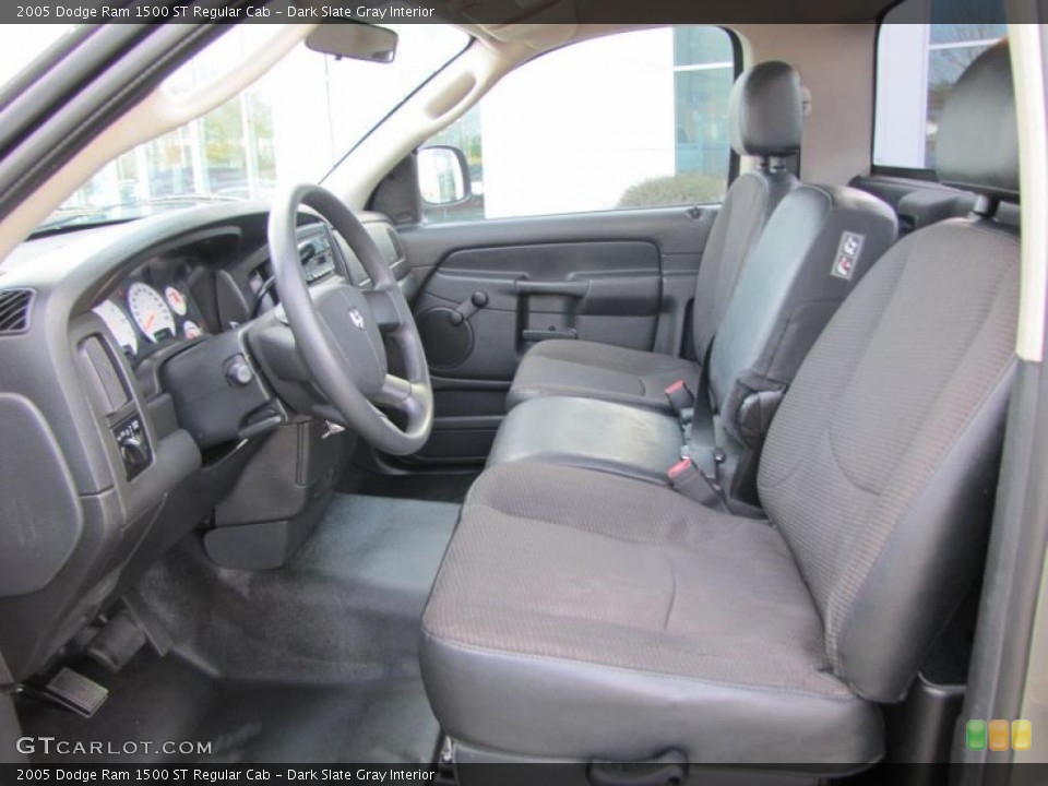 Dark Slate Gray Interior Photo for the 2005 Dodge Ram 1500 ST Regular Cab #41432775