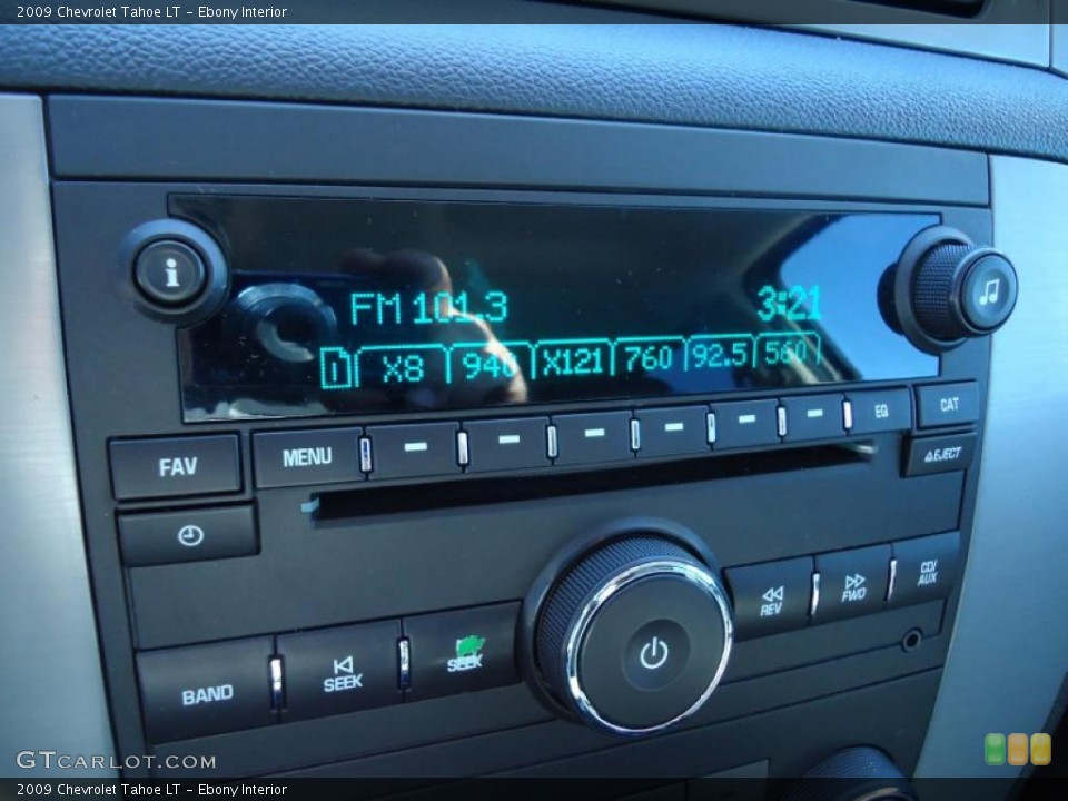 Ebony Interior Controls for the 2009 Chevrolet Tahoe LT #41435907