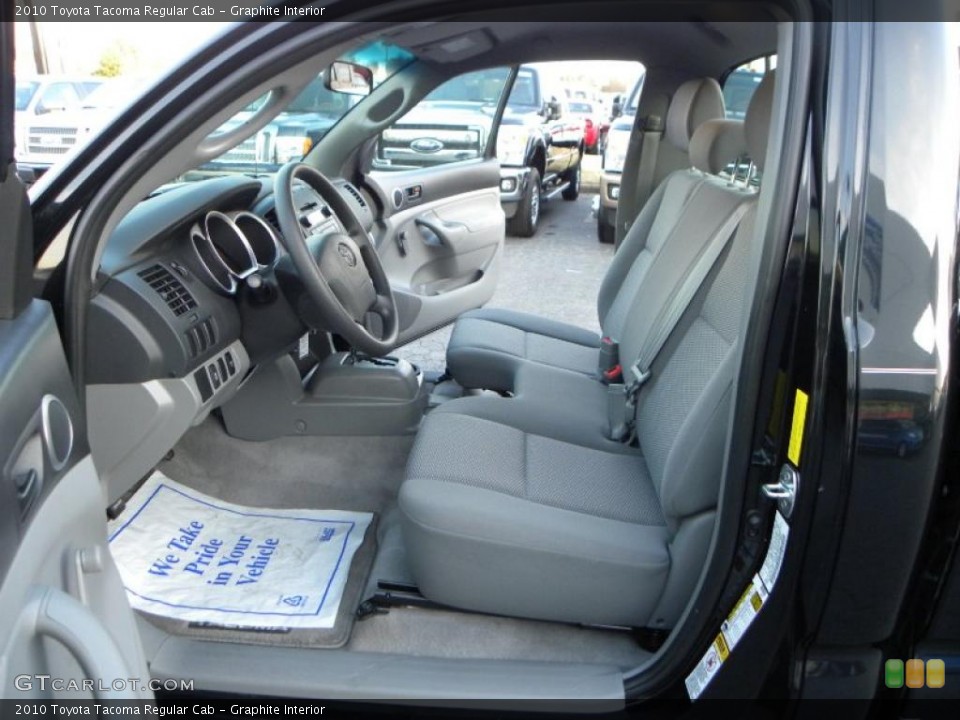 Graphite Interior Photo for the 2010 Toyota Tacoma Regular Cab #41436455