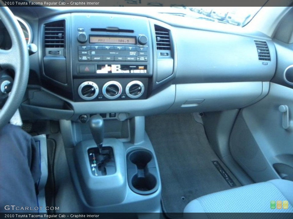 Graphite Interior Dashboard for the 2010 Toyota Tacoma Regular Cab #41436595