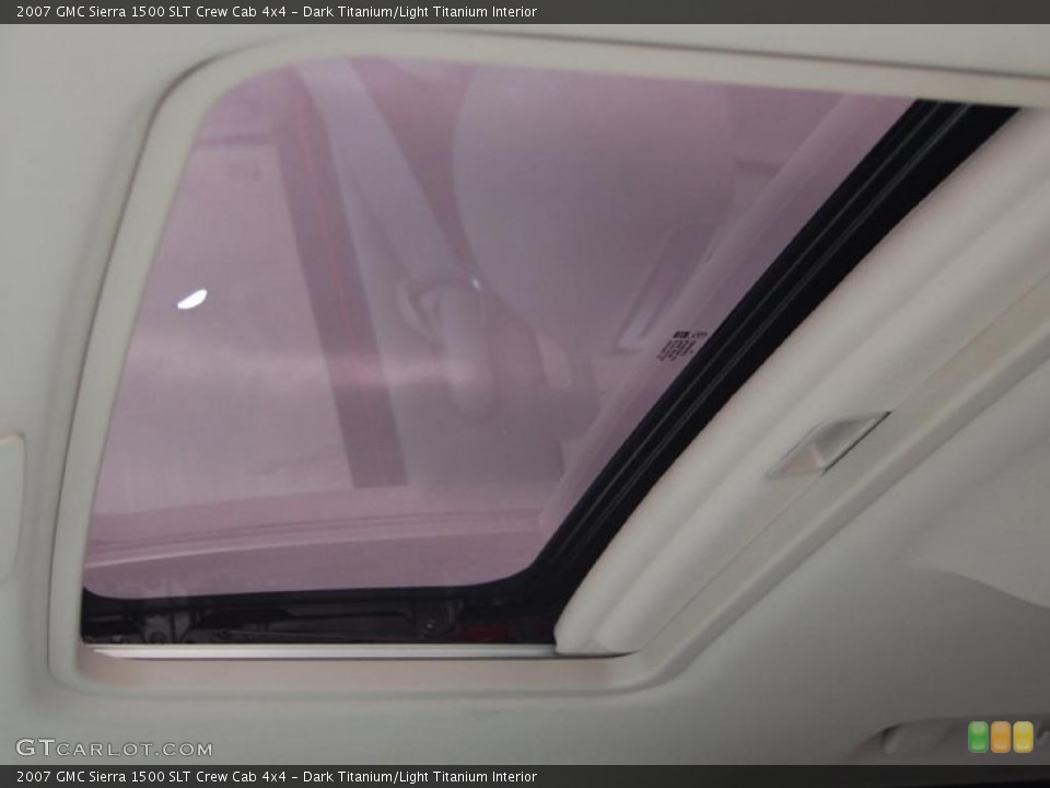 Dark Titanium/Light Titanium Interior Sunroof for the 2007 GMC Sierra 1500 SLT Crew Cab 4x4 #41436975
