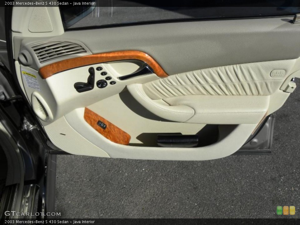 Java Interior Door Panel for the 2003 Mercedes-Benz S 430 Sedan #41437107