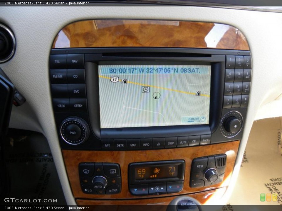 Java Interior Navigation for the 2003 Mercedes-Benz S 430 Sedan #41437307