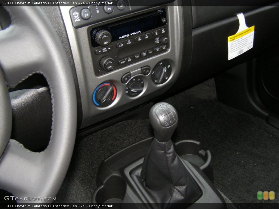 Ebony Interior Transmission for the 2011 Chevrolet Colorado LT Extended Cab 4x4 #41437323