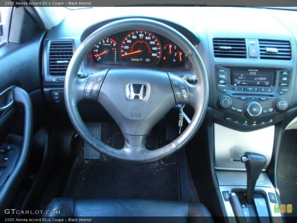 Black Interior Dashboard for the 2005 Honda Accord EX-L Coupe #41438659