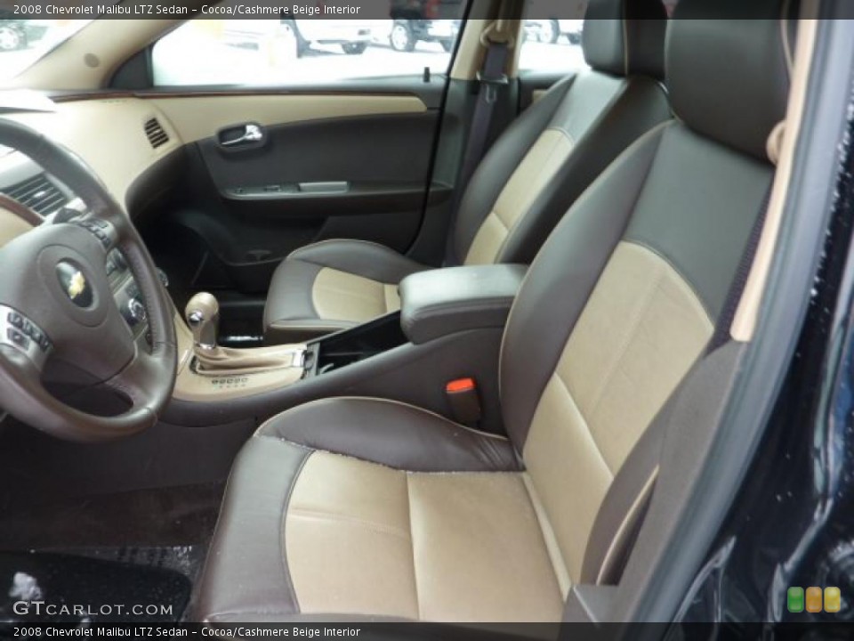 Cocoa/Cashmere Beige Interior Photo for the 2008 Chevrolet Malibu LTZ Sedan #41438835