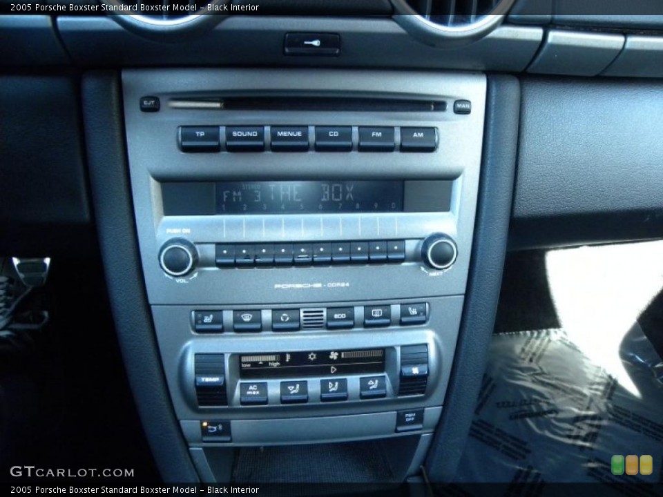 Black Interior Controls for the 2005 Porsche Boxster  #41439003
